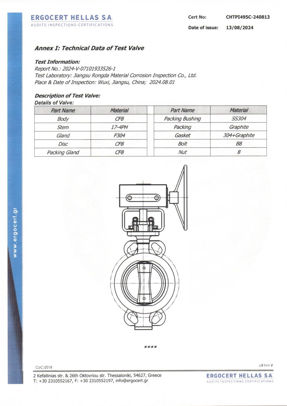 ISO15848蝶閥,榮譽(yù)證書26(圖2)