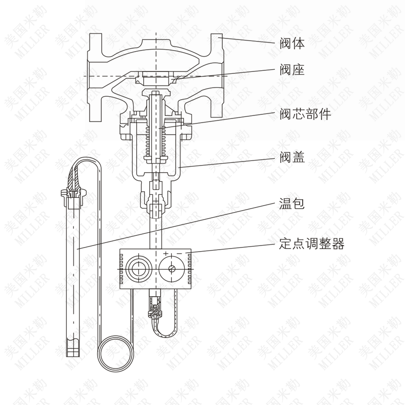 進(jìn)口自力式溫度調(diào)節(jié)閥(圖1)